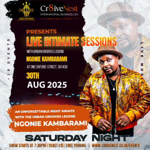 Live Intimate Session With NGONIE KAMBARAMI £10