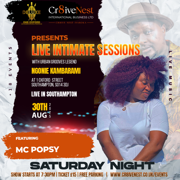 Live Intimate Session With NGONIE KAMBARAMI £10 - Image 2